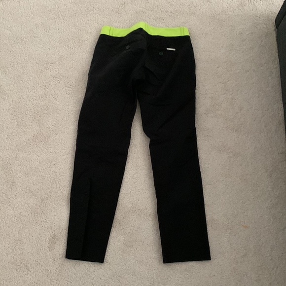 Michael Kors Black & Green Cropped Pants - Picture 4 of 5
